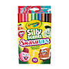 Crayola Silly Scents Smash Ups Slim Washable Scented Markers, 10 Per Pack, 6 Packs Image 1