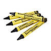 Crayola Staonal Marking Crayons, Black, 8 Per Pack, 6 Packs Image 2
