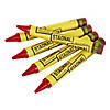 Crayola Staonal Marking Crayons, Red, 8 Per Pack, 6 Packs Image 2