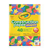 Crayola<sup>&#174;</sup> Assorted Colors 9" x 12" Construction Paper Shapes - 48 Pc. Image 1