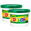 Crayola Super Soft Modeling Dough, Green, 3 lbs. Bucket, Pack of 2 Image 1