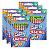 Crayola SWIRL Crayons, 24 Per Pack, 6 Packs Image 1