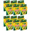 Crayola Triangular Anti-Roll Crayons, 8 Per Box, 12 Boxes Image 1