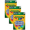 Crayola Ultra-Clean Markers, Fine Line, Assorted Colors, 12 Per Box, 3 Boxes Image 1