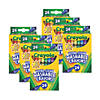 Crayola Ultra-Clean Washable Crayons - Regular Size, 24 Per Pack, 6 Packs Image 1