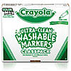 Crayola Ultra-Clean Washable Markers Classpack, Fine Line, 10 Colors, Pack of 200 Image 2
