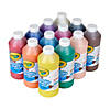 Crayola Washable Paint, Assorted Colors, 16 oz, 12 Count Image 1