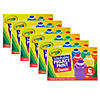 Crayola Washable Project Paint, Classic Colors, 2 oz., 6 Bottles Per Pack, 6 Packs Image 1