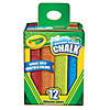 Crayola Washable Sidewalk Chalk, 12 Per Box, 8 Boxes Image 1