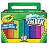 Crayola Washable Sidewalk Chalk, 48 Per Box, 4 Boxes Image 1