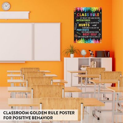Crayon Classroom Rules 8.5x11in 1-Pack Image 2