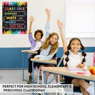 Crayon Classroom Rules 8.5x11in 1-Pack Image 3