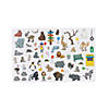 Create & Write Zoo Giant Sticker Scenes - 12 Pc. Image 2