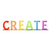 CREATE Letters Centerpiece - 6 Pc. Image 1
