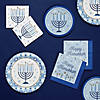 Creative Converting Blue Hanukkah Celebration Paper Party Supplies Kit, 48 Count Image 1