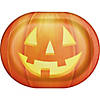 Creative Converting Haunted Pumpkins Oval Dinner Paper Plates, 24 ct Image 1