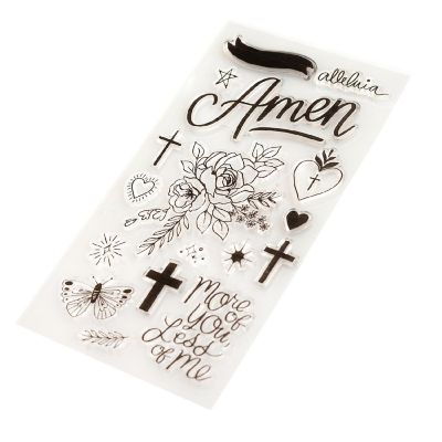 Creative Devotion Draw Near Clear Stamps 17/Pkg-Icon &amp; Phrase Image 2