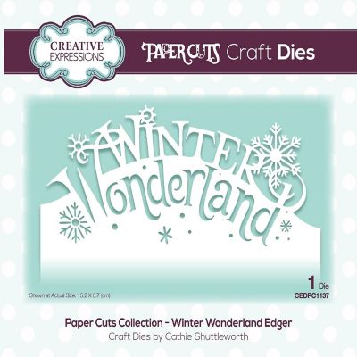 Creative Expressions Paper Cuts Edger Winter Wonderland Craft Die Image 1