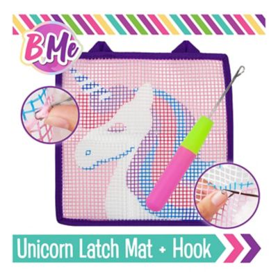 Creative Kids B Me DIY Unicorn Latch Hook Kit for Girls Age 6+ Image 2
