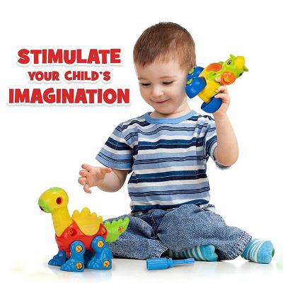Creative Kids Build & Learn Dinosaur Take Apart Toy Set with Tools Age 3+ Image 2