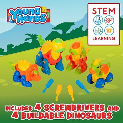 Creative Kids Build & Learn Dinosaur Take Apart Toy Set with Tools Age 3+ Image 3