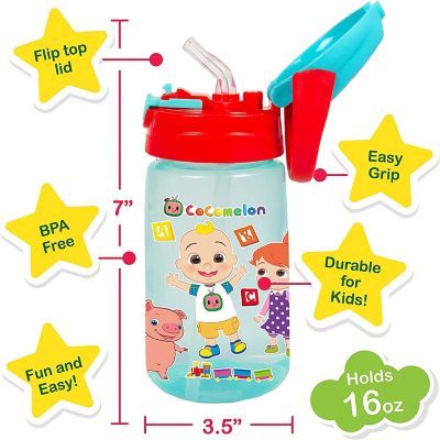 Creative Kids Cocomelon Decorate Your Own Water Bottle BPA Free Age 3+ Image 2