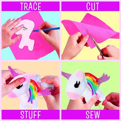 Creative Kids DIY Character Felt Sewing Supplies Kit  Ages 8+ Image 1