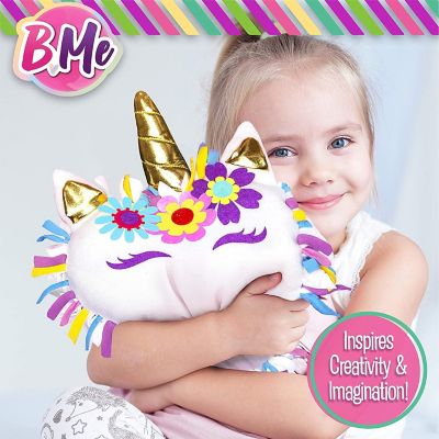 Creative Kids DIY No Sew Unicorn Pillow Kit for Girls Age 6+ Image 2