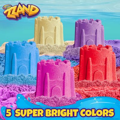 Creative Kids Hydro Zzand Play Sand Art Kit &#8211; 10 Individual Colored Castle Molded Bulk Pack 3+ Image 2