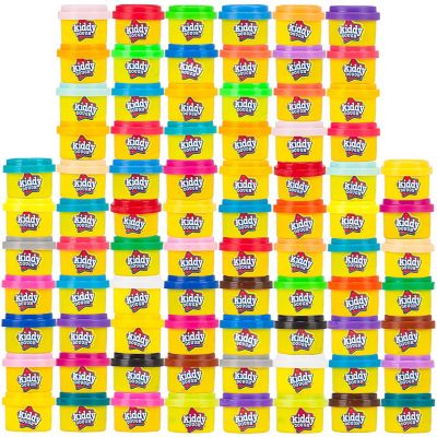 Creative Kids Kiddy Dough 80 Pack of Dough (1oz Dough Tubs - 80oz Total) for Kids 3+ Image 1