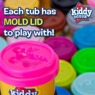 Creative Kids Kiddy Dough Multi Color 40 Pack of Bulk Dough & Clay Pack  (1oz Tubs - 40oz Total) Image 2