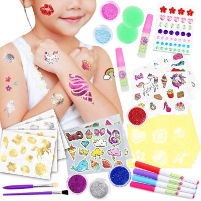 Creative Kids Temporary Body Glitter Tattoo Kit for Kids Image 1