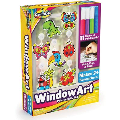 Creative Kids Window Paint Art Stickers Suncatchers Kit Kids Image 1