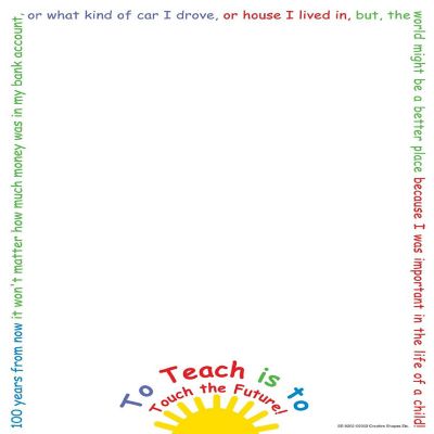 Creative Shapes Etc. - Designer Paper - Touch The Future (50 Sheet Package) Image 1