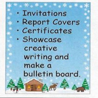Creative Shapes Etc. - Designer Paper - Winter (50 Sheet Package) Image 1