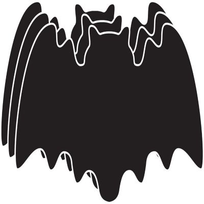Creative Shapes Etc. - Die-cut Magnetic - Large Single Color Bat Image 1