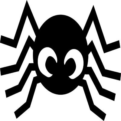 Creative Shapes Etc. - Die-cut Magnetic &amp;#8211; Large Single Color Spider Image 1
