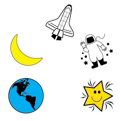 Creative Shapes Etc. - Incentive Stamp - Space Set Image 2