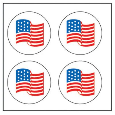 Creative Shapes Etc. - Incentive Stickers - Flag Image 1