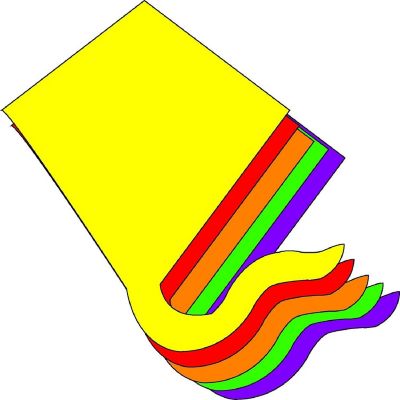 Creative Shapes Etc. - Kite Assorted Color Creative Cut-outs- 5.5" Image 1