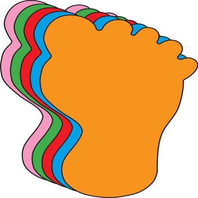 Creative Shapes Etc. - Large Assorted Cut-out - Foot Image 1