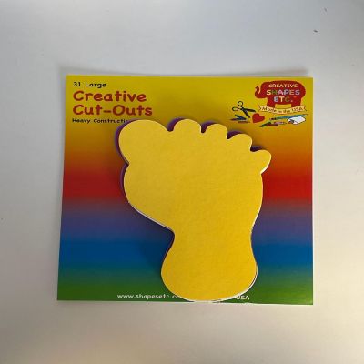 Creative Shapes Etc. - Large Assorted Cut-out - Foot Image 2