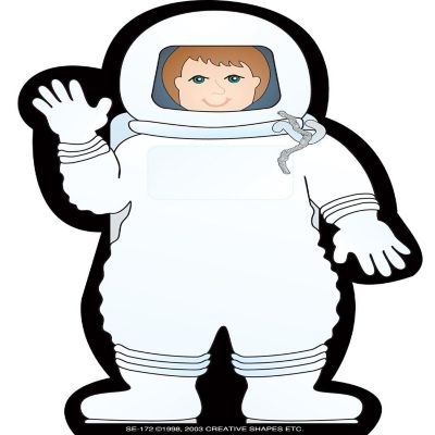 Creative Shapes Etc. - Large Notepad - Astronaut Image 1