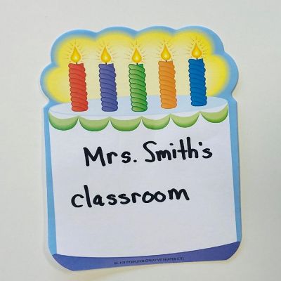 Creative Shapes Etc. - Large Notepad - Birthday Cake Image 1