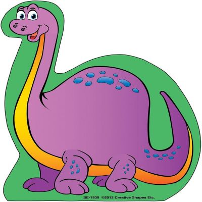 Creative Shapes Etc. - Large Notepad - Brontosaurus Image 1