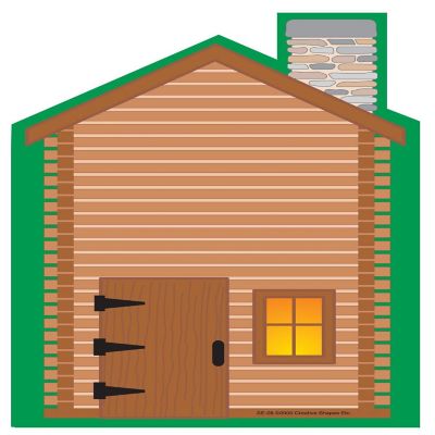 Creative Shapes Etc. - Large Notepad - Cabin Image 1