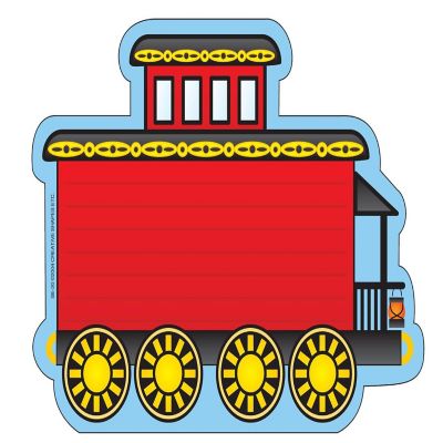 Creative Shapes Etc. - Large Notepad - Caboose Image 1