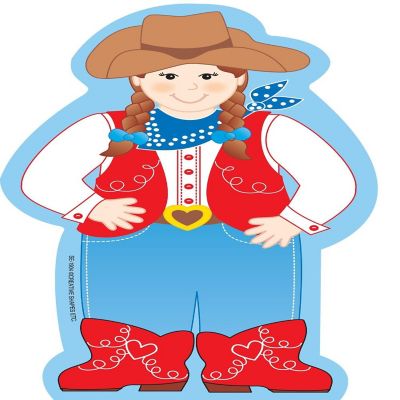 Creative Shapes Etc. - Large Notepad - Cowgirl Image 1