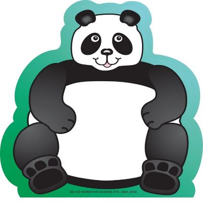Creative Shapes Etc. - Large Notepad - Panda Image 1