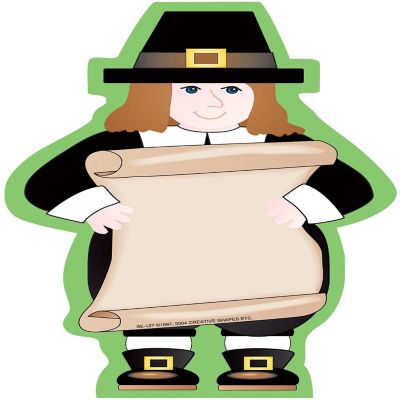 Creative Shapes Etc. - Large Notepad - Pilgrim Boy Image 1